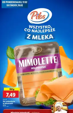 Lidl Ser mimilette holenderski Pilos oferta