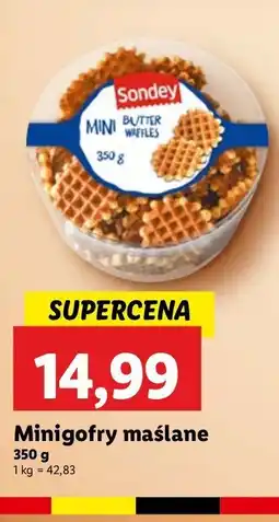 Lidl Minigofry maślane Sondey oferta