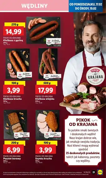 Lidl Pasztet borowy Pikok Od Krajana oferta