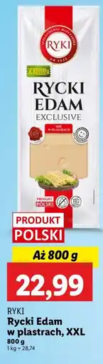 Lidl Ser rycki edam Ryki oferta