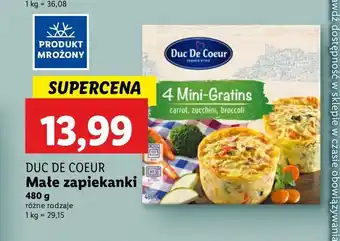 Lidl Zapiekanka gratin z marchewką cukinią i brokułami Duc De Coeur oferta