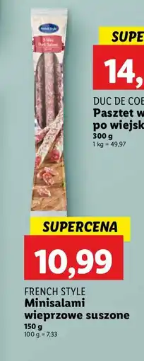 Lidl Mini salami French Style oferta