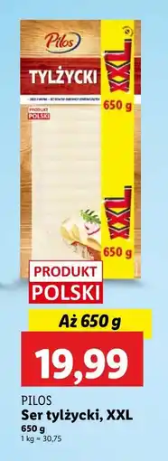 Lidl Ser tylżycki Pilos oferta