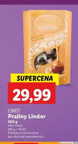 Lidl Bombonierka irish cream Lindt Lindor oferta