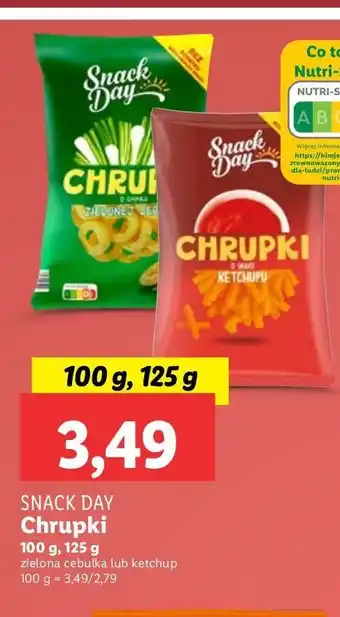 Lidl Chrupki o smaku ketchupu Snack Day oferta