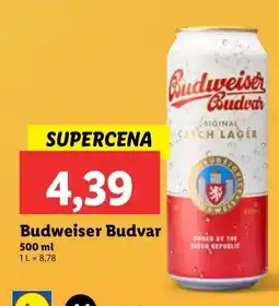 Lidl Piwo b: original Budweiser Budvar oferta