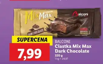 Lidl Ciastka mix max dark Balconi oferta