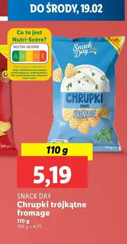 Lidl Chrupki fromage Snack Day oferta