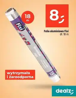 Dealz Folia aluminiowa 18 m Fixi oferta