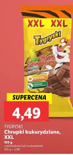 Lidl Chrupki truskawkowe Tygryski oferta