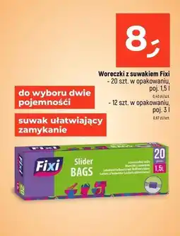 Dealz Woreczki z suwakiem 3 l Fixi oferta