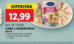 Lidl Lody creme brulee Duc De Coeur oferta