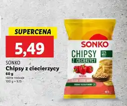 Lidl Chipsy z ciecierzycy paprykowe Sonko oferta