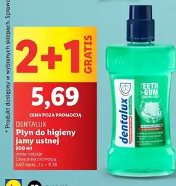 Lidl Płyn do płukania jamy ustnej miętowy bez alkoholu Dentalux oferta