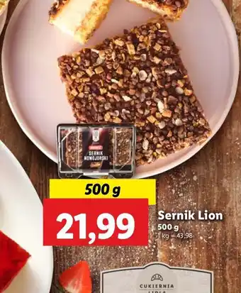 Lidl Sernik lion oferta