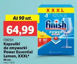 Lidl Tabletki do zmywarek lemon Finish Power Essential oferta