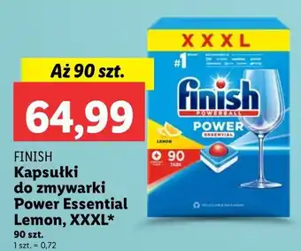 Lidl Tabletki do zmywarek lemon Finish Power Essential oferta