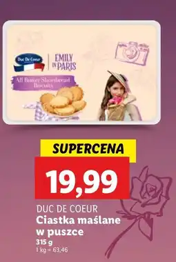Lidl Ciastka w puszce Duc De Coeur oferta