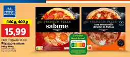 Lidl Pizza salame Trattoria Alfredo oferta