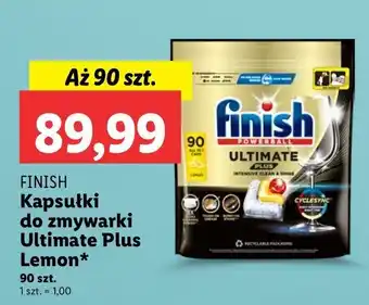 Lidl Tabletki do zmywarek lemon Finish Ultimate Plus oferta