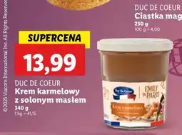 Lidl Krem karmelowy z solonym masłem Duc De Coeur oferta