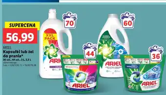 Lidl Kapsułki do prania touch of lenor fresh Ariel 3 In 1 oferta