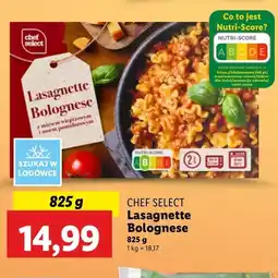 Lidl Lasagne bolognese Chef Select oferta