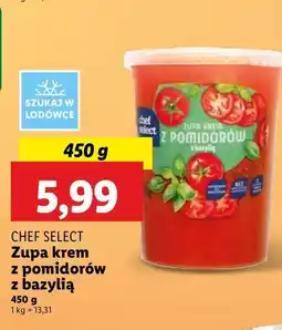 Lidl Zupa krem z pomidorów i bazylią Chef Select oferta