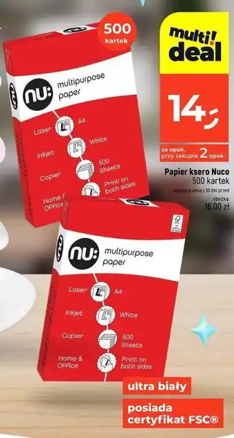 Dealz Papier do drukarki Nu: oferta