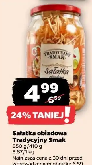 Netto Sałatka obiadowa Tradycyjny Smak oferta