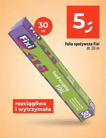 Dealz Folia spożywcza 30 m Fixi oferta