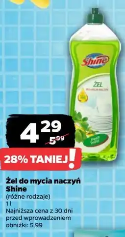 Netto Żel do mycia naczyń fresh mint Shine Classic oferta