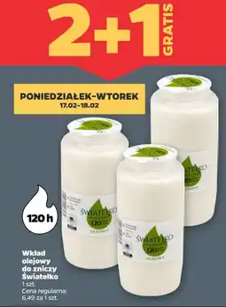 Netto Wkład olejowy 120h Światełko oferta