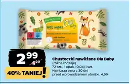 Netto Chusteczki nawilżane Ola Baby oferta