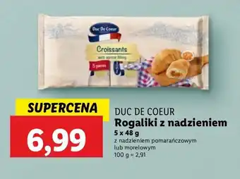 Lidl Croissant z nadzieniem Duc de coeur oferta