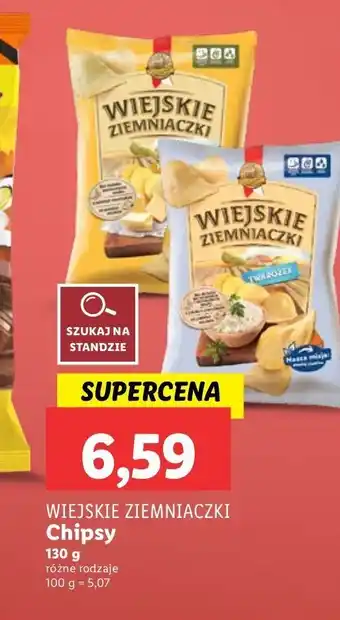 Lidl Chipsy masło z solą Lorenz wiejskie ziemniaczki oferta