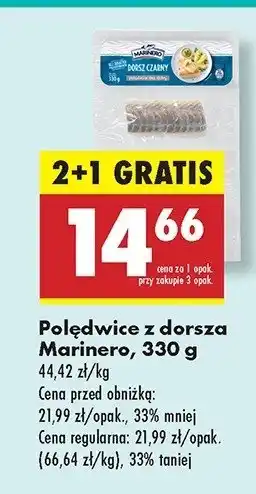 Biedronka Polędwice z dorsza Marinero oferta