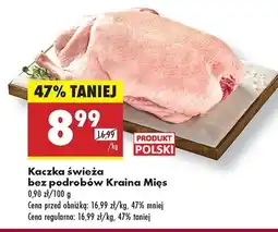 Biedronka Kaczka świeża bez podrobów Kraina mięs oferta