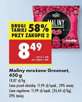 Biedronka Maliny Greenset oferta