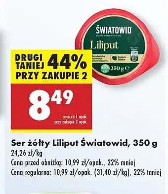 Biedronka Ser liliput Światowid oferta