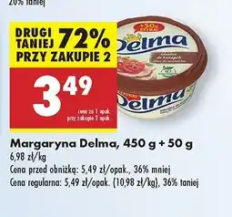 Biedronka Margaryna Delma do kanapek oferta