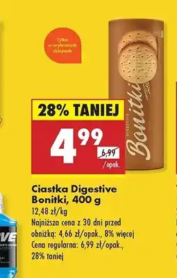 Biedronka Ciastka digestive Bonitki oferta