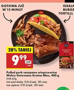 Biedronka Pulled pork wolno gotowane Kraina mięs oferta