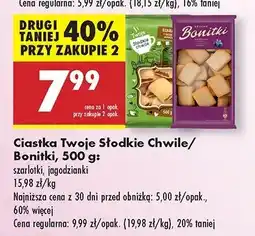 Biedronka Ciastka jagodzianki Bonitki oferta