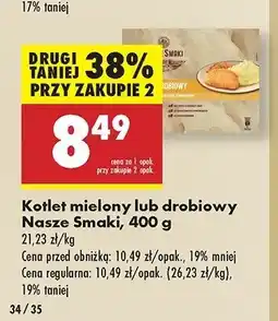 Biedronka Kotlet drobiowy z marchewką i groszkiem i puree ziemniaczanym Nasze smaki oferta