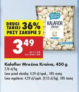 Biedronka Kalafior różyczki Mroźna kraina oferta