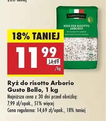 Biedronka Ryż do risotto Gustobello oferta