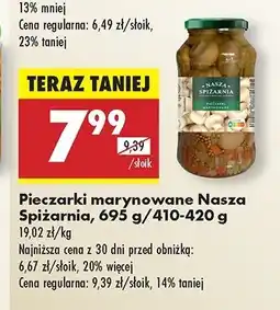 Biedronka Pieczarki marynowane Nasza spiżarnia oferta