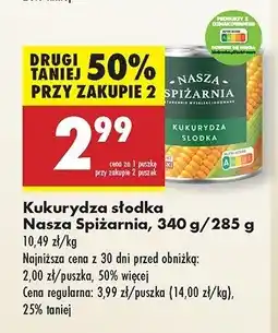 Biedronka Kukurydza słodka Nasza spiżarnia oferta