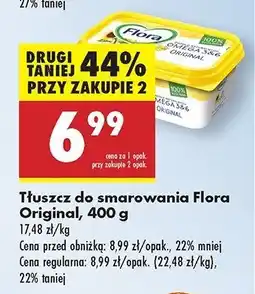 Biedronka Margaryna original Flora omega 3&6 oferta